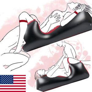 Inflatable Sofa with Strap Bed Love Position Chair Pillow Cushion Split Leg Cuff