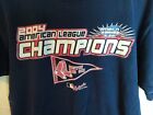 Boston Red Sox Vintage T Shirt Tee 2004 American League Champs RARE Baseball