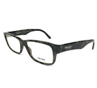 Prada Eyeglasses Frames VPR 16M UEL-1O1 Gray Tortoise Rectangular 53-16-140