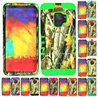 for Samsung Galaxy S9 & Plus - KoolKase Hybrid Silicone Cover Case Camo Mossy 08