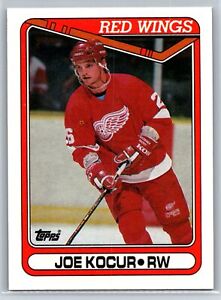 1990-91 Topps Joey Kocur Rookie Detroit Red Wings RC #55