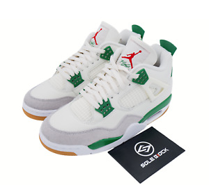 Nike Air Jordan 4 X Nike SB Mid Retro Shoes  Pine Green AJ4 SB DR5415-103