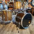 Used Pearl Export 4pc Drum Set Dark Walnut Stain (Refinished) - Good