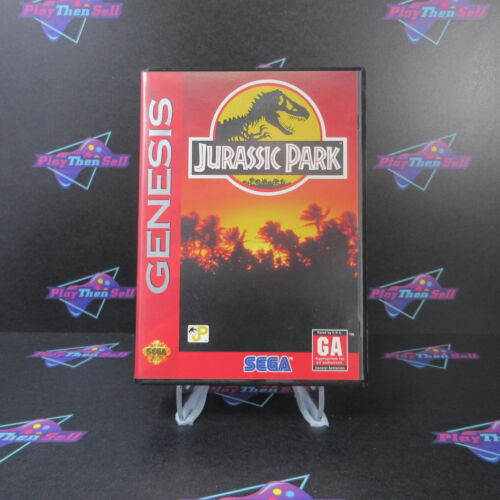 Jurassic Park - Sega Genesis Authentic / Tested - Complete CIB