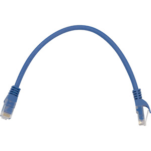 2001 Cat 6 Patch Cable Blue 1 Ft - Ready to use 100% copper Cat 6 Cable NTCFL
