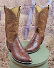Men's Cowboy Western Boots Exotic Tony Lama 12 B American Alligator Belly Bias