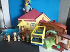 Huge Bluey Playset Lot- House,Pool,School, w/Bus, Figures -Just Added Car Pic #2
