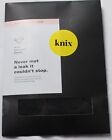 Knix Women's Super Leakproof No-Show Cheeky Panties DM3 Black Small NWT