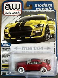 2023 CHASE Auto World 2021 Ford Mustang Shelby GT500 Carbon Fiber ULTRA RED RARE