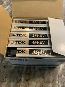 TDK MA-XG Blank Cassette - 5 New blank tapes