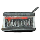 MAC Cosmetics 10 Piece Lipstick Gift Set + Makeup Bag Bundle