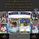 Enrique Bradfield Jr. 2023 Bowman Draft Baseball Hobby Jumbo Half Case BREAK #28