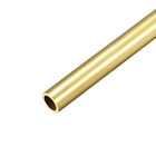 Brass Round Tube 300mm Length 10mm OD 1mm Wall Thickness Seamless Straight Pipe