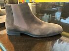 Karl Lagerfeld Men's  Chelsea  Gray Suede Boots Size US 12 M / EUR 46 worn once