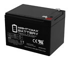 Mighty Max ML12-12 - 12V 12AH F2 SLA AGM DEEP-CYCLE RECHARGEABLE BATTERY