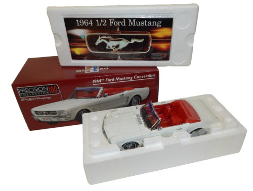 1964 1/2 White Ford Mustang Convertible 1/18 Precision 100 Model MIB NRFB