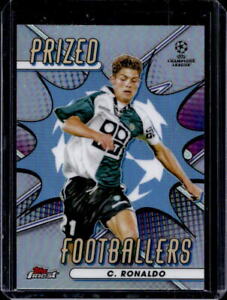 2022-23 Topps Finest UCL Cristiano Ronaldo Prized Footballers #9 Portugal