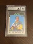 Jose Canseco Signed Autographed 1986 Topps Traded #20T Rookie RC Beckett 10 Auto
