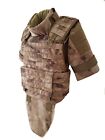 Small ATACS-AU Full Body Armor Plate Carrier Vest IIIA made with Kevlar inc