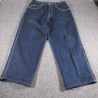 Vintage SouthPole Jeans Mens 36 Blue Baggy Wide Leg Hip Hop Y2K Skate Rave