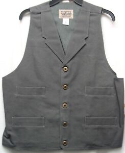 GRAY Frontier Classics Old West Victorian style mens single breasted vest