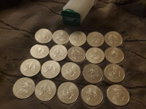 New Listing 2021 American Silver Eagles Brilliant Uncirculated Full Tube Roll of 20  Lot #2