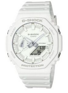 New Casio G-Shock GA2100-7A7 Analog Digital White Watch - Authorized Dealer