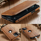 Leather Wallet Card Holder Stand Magnetic Case For iPhone 11 12 13 14 Pro Max