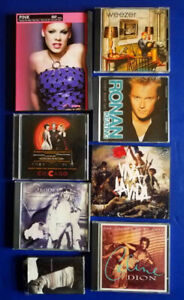 New ListingM Lot of 8 Music:  Celine WEEZER Coldplay PINK Chicago Keating Brooke  Audio CDs