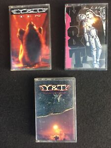 Y&T Rock/Metal Cassettes with Inserts and Plastic Cases 1980's