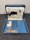 ELNA SU62C Sewing Machine With Pedal and Hard Case - Tested Working