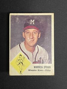 1963 Fleer #45 Warren Spahn Baseball Card