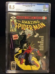 amazing spiderman 194 CGC 8.5 NEWSSTAND 1st appearance Black Cat Felicia Hardy