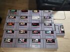 Lot Of 21 SNES Sports Games Loose Carts UNTESTED SOLD AS IS