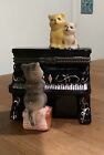 Kitties On Piano Trinket Box, Hinged