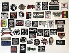 ROCK METAL ALTERNATIVE MUSIC BAND IRON ON PATCHES METALLICA KISS ACDC AND MORE
