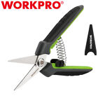 WORKPRO Pruning Shear 6.25'' Garden Hand Scissors Stainless Steel Straight Blade