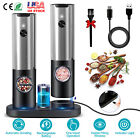 Electric Salt and Pepper Grinder Automatic Salt Mill Rechargeable Charging Base