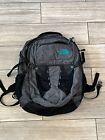 The North Face Recon Flexvent Backpack Laptop Padded Bookbag Black Blue Accents