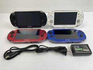 PS Vita OLED PCH-1000 FW 3.65 Firmware 128GB Sony PlayStation Console Cleaned