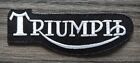 TRIUMPH Racing Motorcycles BigBike Embroidered Patch Iron or Sew on Est 4