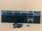 Logitech G915 Y-R0069 Black Wireless Clicky RGB Mechanical Gaming Keyboard-USED