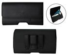 Leather Belt Clip Card Slot Holster for Cell Phone (TO FIT WITH LIFEPROOF CASE)