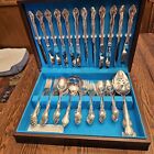 68pcs ONEIDA COMMUNITY AFFECTION SILVERPLATE FLATWARE Svc for 12- 4 Tablespoons