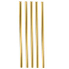 5 Pcs Brass Rod 12 Inch X 3/16 Inch, Metal Rods for Crafts, Knife Making Supplie