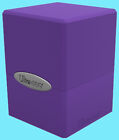 ULTRA PRO ROYAL PURPLE SATIN CUBE DECK BOX Card Compartment Storage Case ccg tcg
