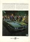 Learn the great American sport of Wide-Tracking Pontiac Firebird 400 ad 1968 NY