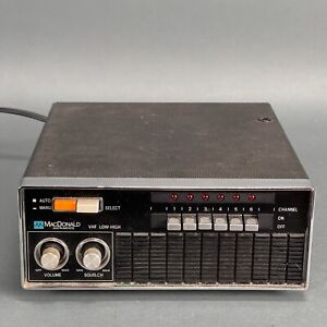 Vintage 60s 70s MacDonald CE-206 Scanner Radio Receiver 30-50 148-174 MHz Japan