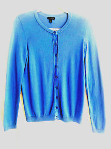 Talbot's Cashmere Cardigan- Beautiful Periwinkle Color. Size XS. Super Soft