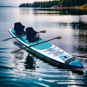 NAUTICA, Tandem Paddleboard 1-2 Person Kayak & SUP Stand Up Paddle Board & Seat
